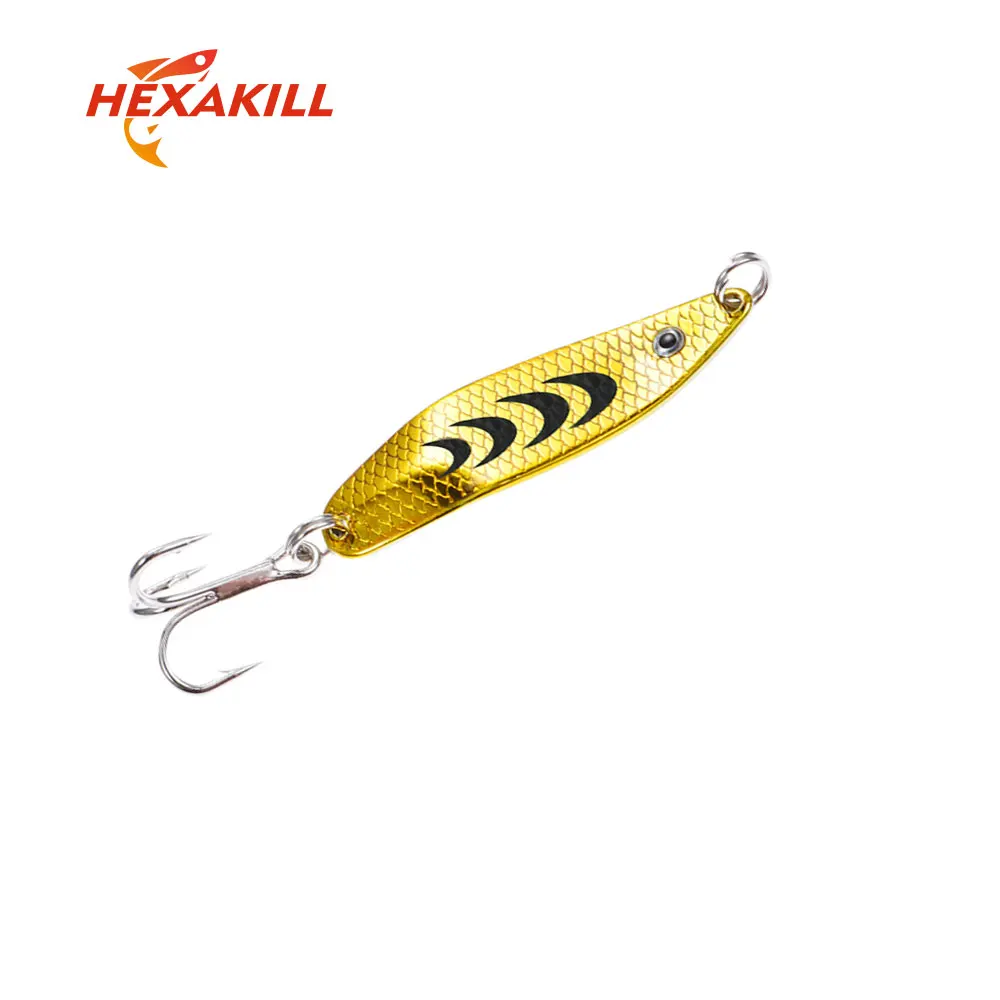 Cá Hồi Thìa Mồi Câu Cá Spinner Mồi Wobblers Jig Mồi Pesca Cau Nhân Tạo VIB Kim Sa Lấp Lánh Cứng Mồi Cho Cá Chép Câu Cá