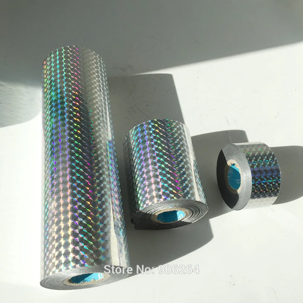 Feuille d'estampage à chaud avec laser holographique, argent uni, GT Box, frais d'expédition, le plus récent