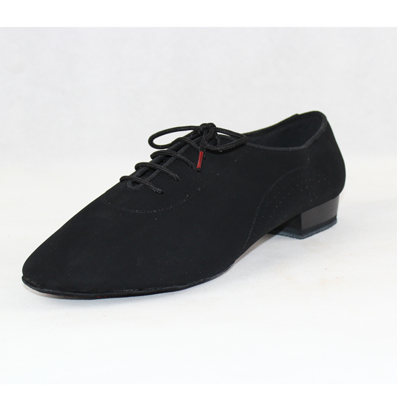 Dance Shoes Modern Men NOT Genuine Leather Brand Square BD 309 Party Ballroom Latin shoes Soft cowhide Black 317 HEEL 2.5 CM