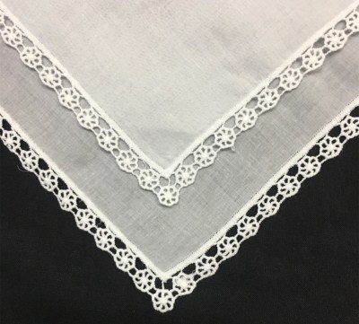 12のセットファッション女性ハンカチ白綿ウェディングブライダルハンカチヴィンテージ刺繍レースハンカチハンカチ12x12-inch