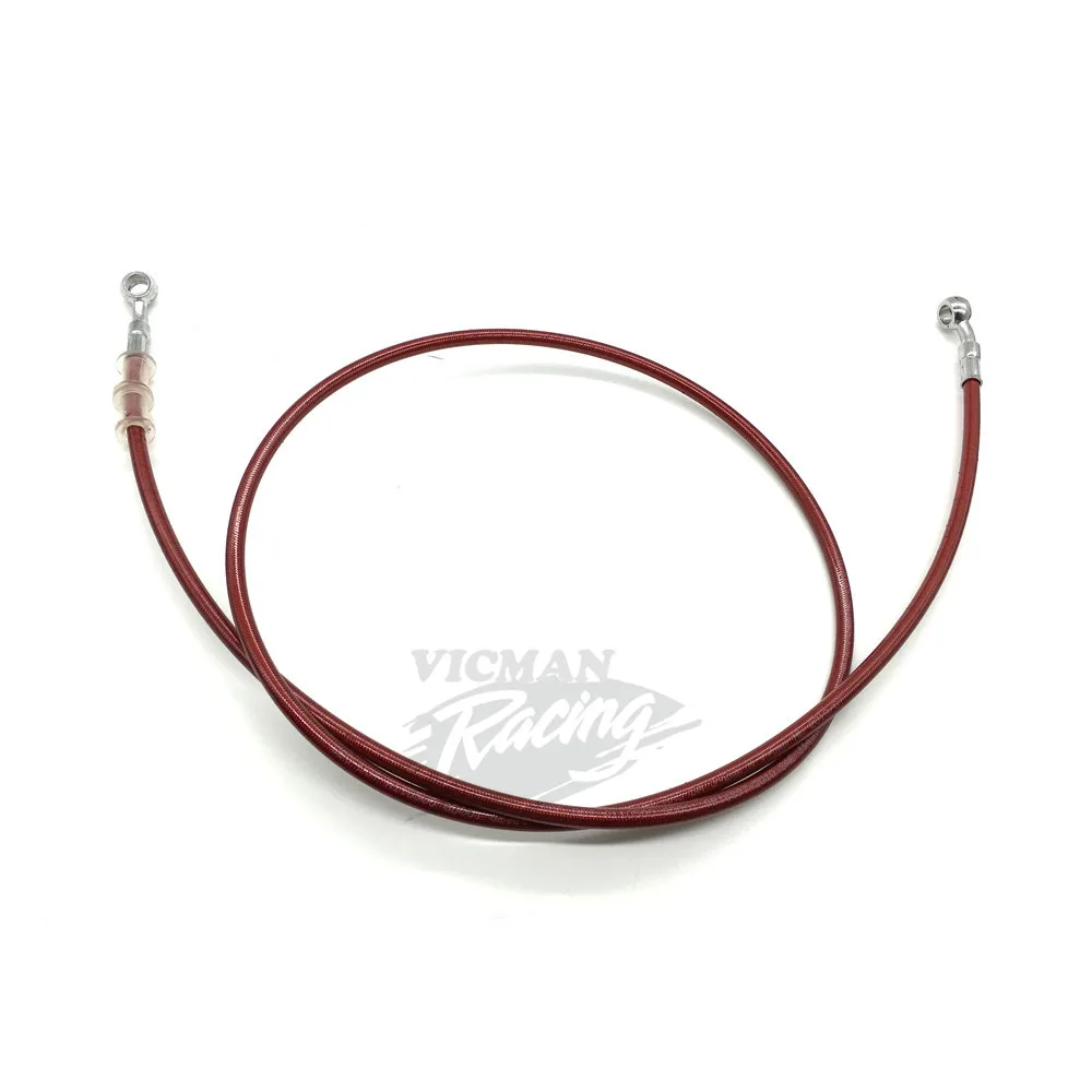 Xe Máy Bụi Bẩn Xe Đạp Bện Phanh Vòi Dòng Phanh Thép Cáp Thủy Lực Đàn Banjo Ống 400Mm-1500Mm Dành Cho Xe Máy đa Năng Đua Xe