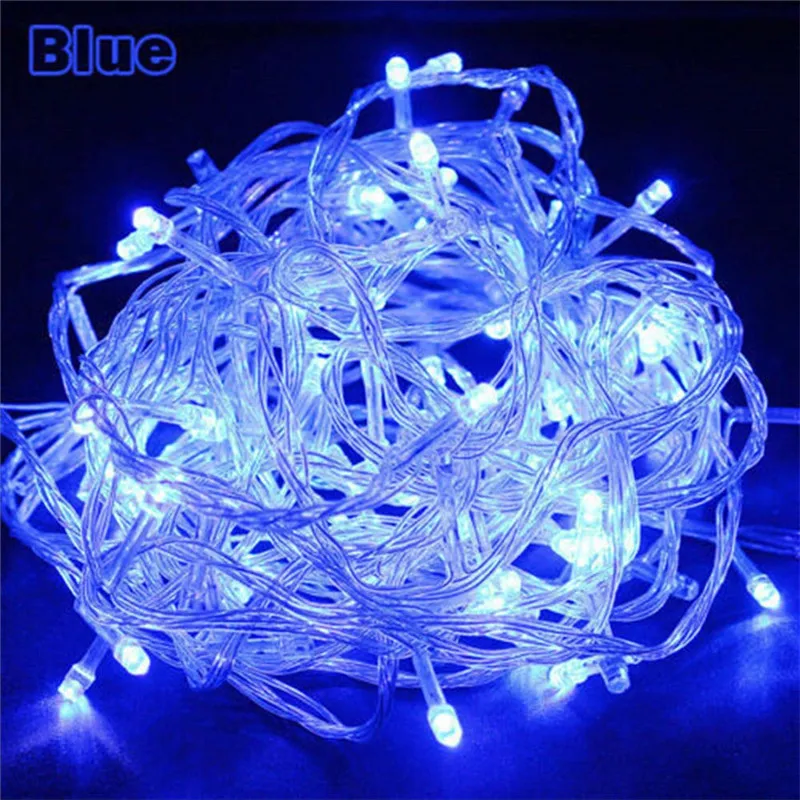LED String Light 5M 40leds 10M 100leds EU Plug AC220V Xmas Holiday Garland Christmas Party New Year Lights Decoration Lamp