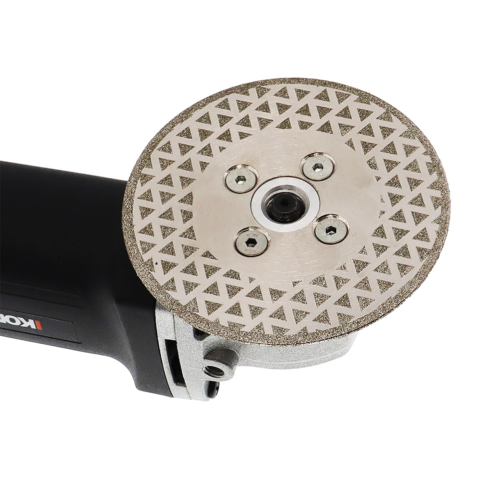 RIJILEI Electroplated Diamond Saw Blade Galvanized Diamond Cutting And Grinding Disc Both Sides For Marble Granite Ceramic Tile