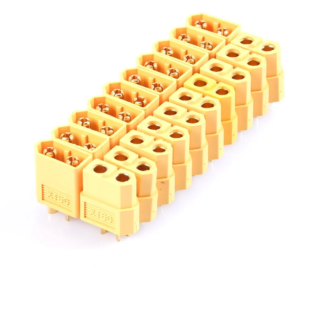 10 Uds XT60 XT-60 macho hembra XT30 XT90 EC3 conectores tipo bala en T para batería Lipo RC conector xt60 conector xt60