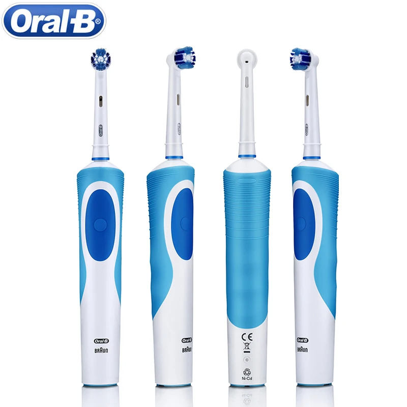Oral B Bàn Chải Đánh Răng Điện 2D Quay Rung Sạch Sạc Răng Bàn Chải Chéo Hành Động Lông Chăm Sóc Răng Miệng 4 Tặng Đầu Bàn Chải miễn Phí