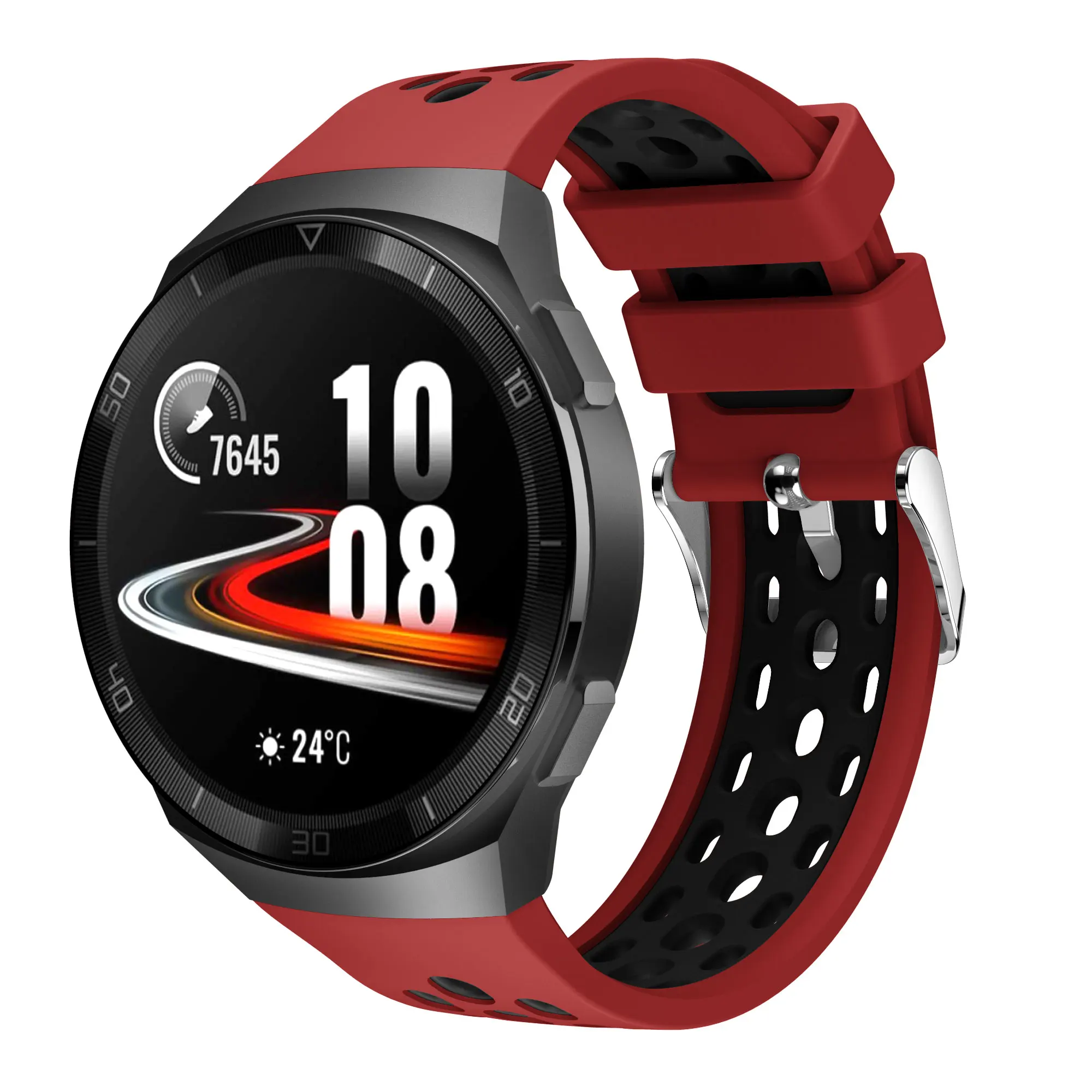 Correa de reloj de silicona de 22 mm para Huawei Watch GT 2e GT2e Smart Watch Band