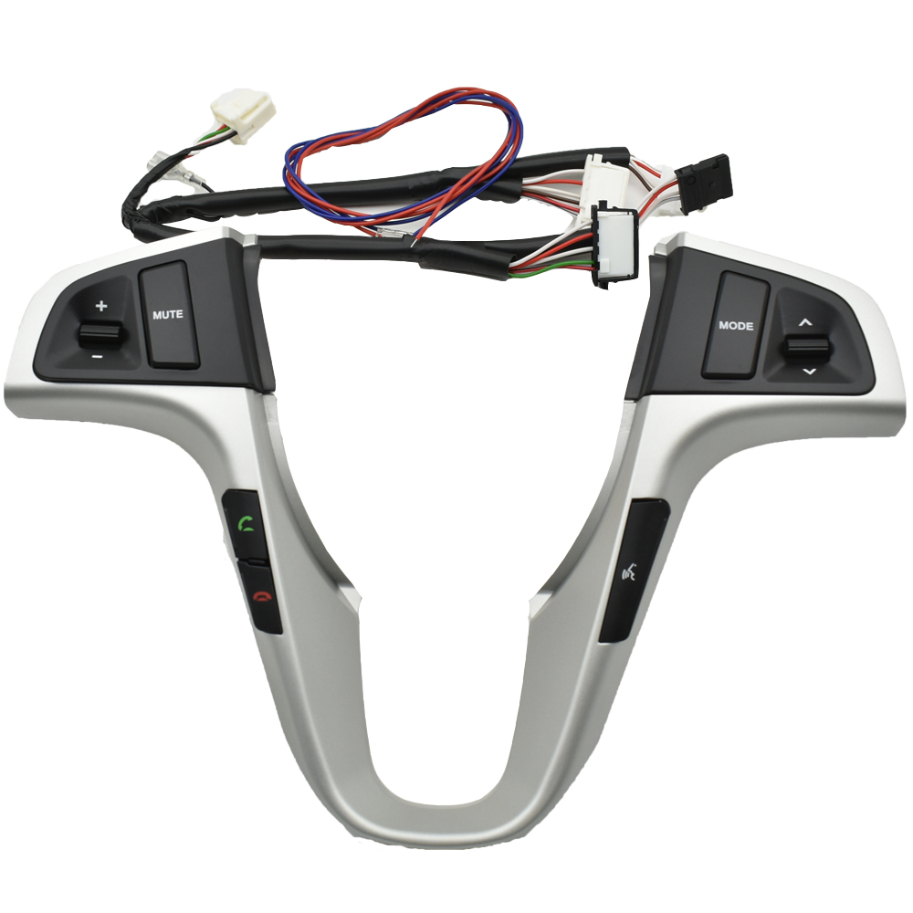 Botones de Control de Audio del volante para Hyundai VERNA SOLARIS, interruptor de botón, controlador de luz trasera del teléfono de volumen