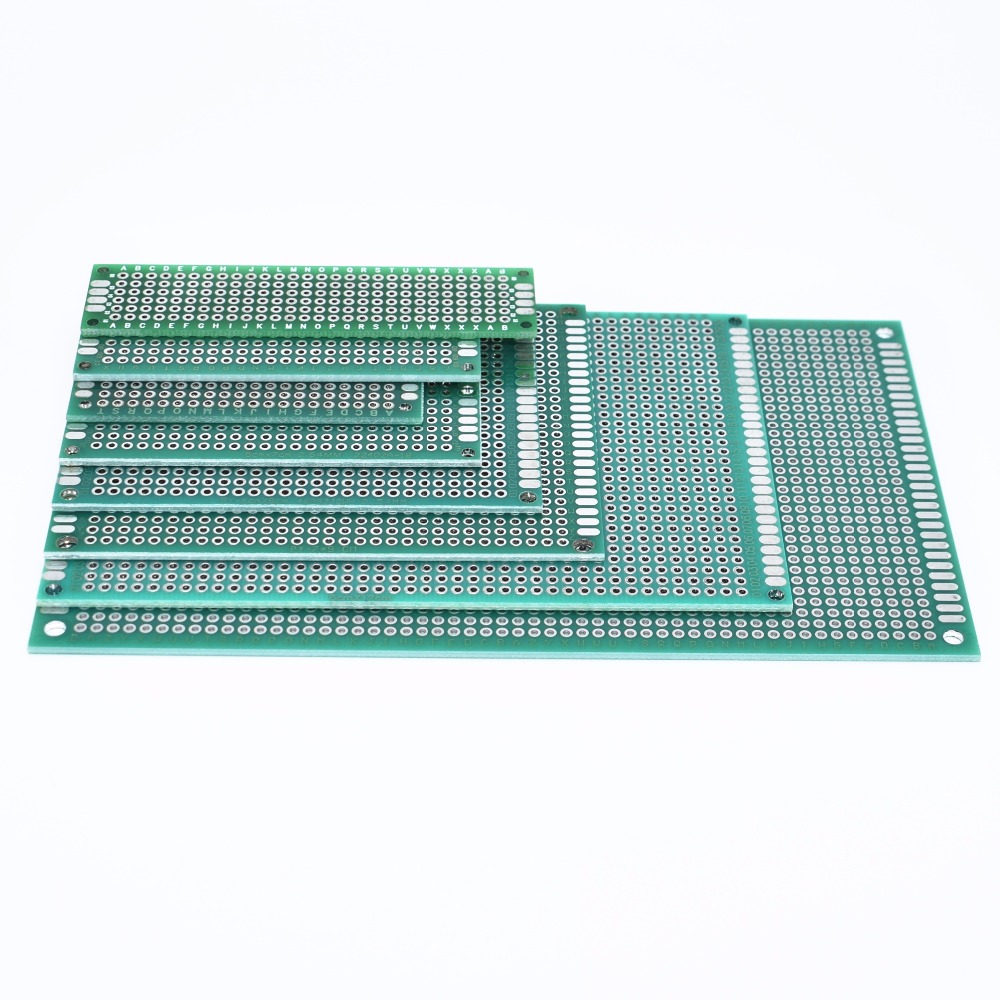 9x15 8x12 7x9 6x8 5x7 4x6 3x7 2x8 cm prototipo de doble cara Diy circuito impreso Universal placa PCB Protoboard para Arduino