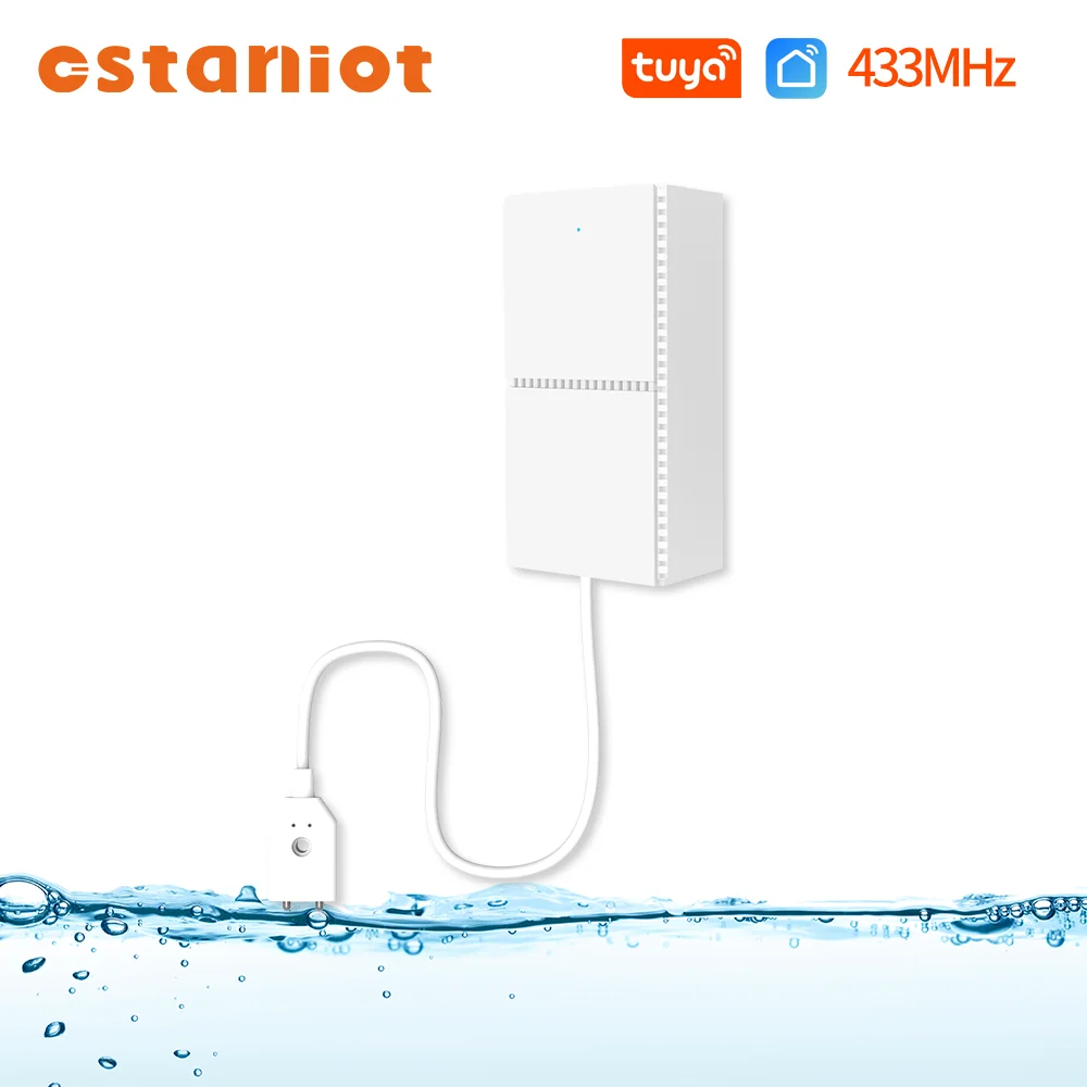 Ostaniot 433MHz Tuya Rò Rỉ Nước Báo Rò Rỉ Nước Cảm Biến Lũ Cảnh Báo Chống Tràn Cho Hệ Thống Báo Động Cuộc Sống Thông Minh Ứng Dụng