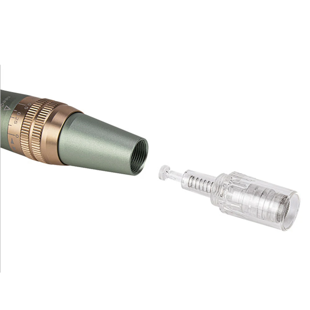 6 Tốc Độ 4 Màu Đèn LED Derma Bút Mặt Chăm Sóc Da Tại Nhà Sử Dụng Làm Đẹp Điện Tự Động Microneedling Tem Dr Pen meso Trị Liệu Bộ