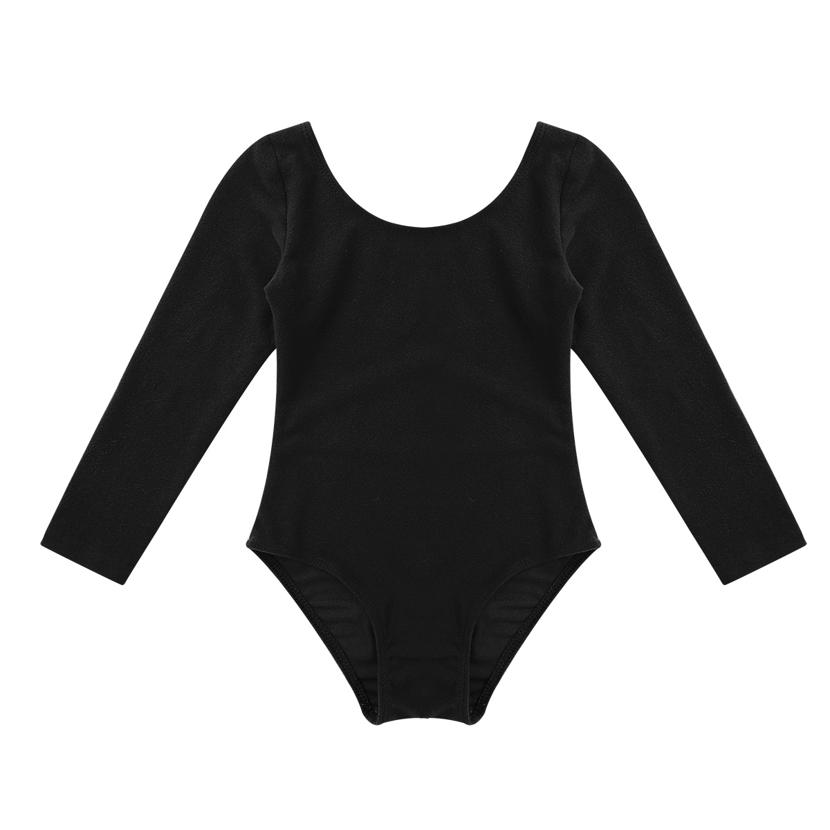 Crianças meninas clássico mangas compridas ballet dança collant bodysuit ginástica treino unitard bailarina dança trajes de palco vestido