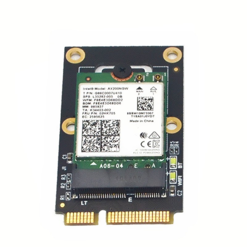 Adaptador Wifi M.2 NGFF a Mini adaptador PCI-E para M.2 Wifi Bluetooth tarjeta Wlan inalámbrica Intel AX200 9260 8265 8260 para ordenador portátil