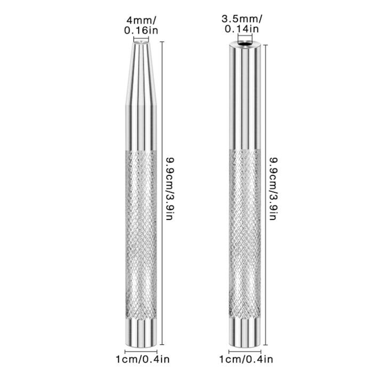20 Gói Đồng Đinh Tán Và Burrs (14Mm Và 19Mm) với 2 Chiếc Đục Lỗ Đinh Tán Công Cụ Cho Thắt Lưng, Túi Xách, Vòng Cổ, Da-Thủ Công