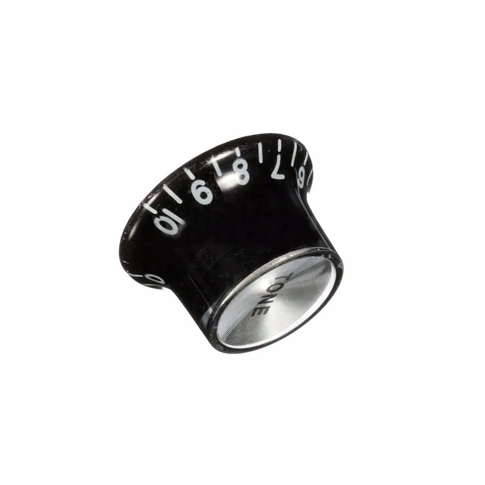 4 chiếc Đàn Guitar Nón Cao Tốc Độ Nút Điều Khiển 2 Tập & 2 Tông Màu Bạc Chuông cho LP SG Đàn Guitar