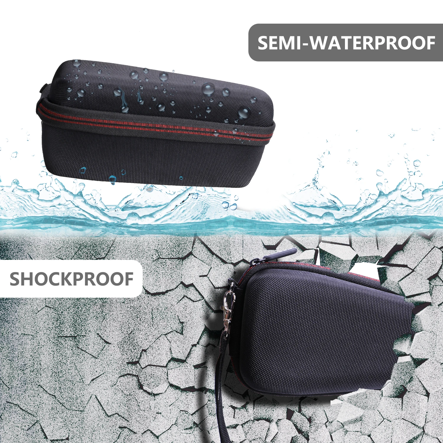 LTGEM-funda rígida de EVA resistente al agua para afeitadora Panasonic Arc 5, con tecnología de Sensor de afeitado, ES-LV65