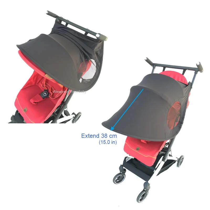 COLU KID ®   Accesorios para cochecito de bebé, parasol, parasol extensible, cubierta de dosel para Cybex Libelle y gb POCKIT + All City