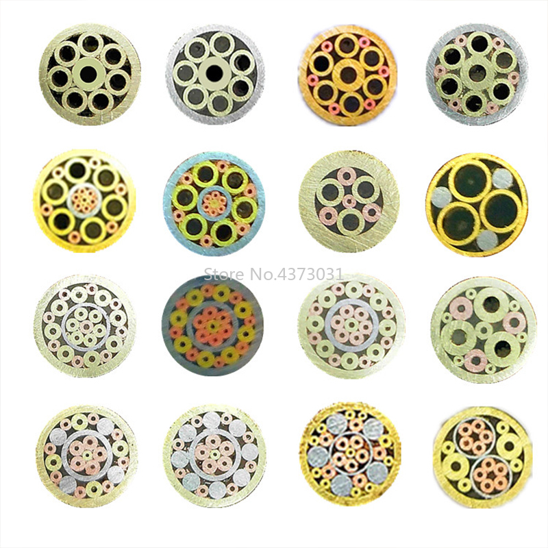 Perno a mosaico da 6 mm Rivetti per manico a coltello vite in ottone Mosai Rivetti tubo d'acciaio per chiodi Più design stile squisito lunghezza 90 mm
