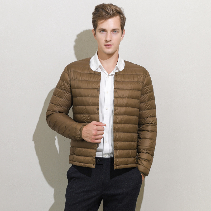 NewBang ยี่ห้อ Ultra Light Down เสื้อแจ็คเก็ตผู้ชายเสื้อแจ็คเก็ต Slim Windproof แบบพกพาน้ําหนักเบา Coat WARM Liner