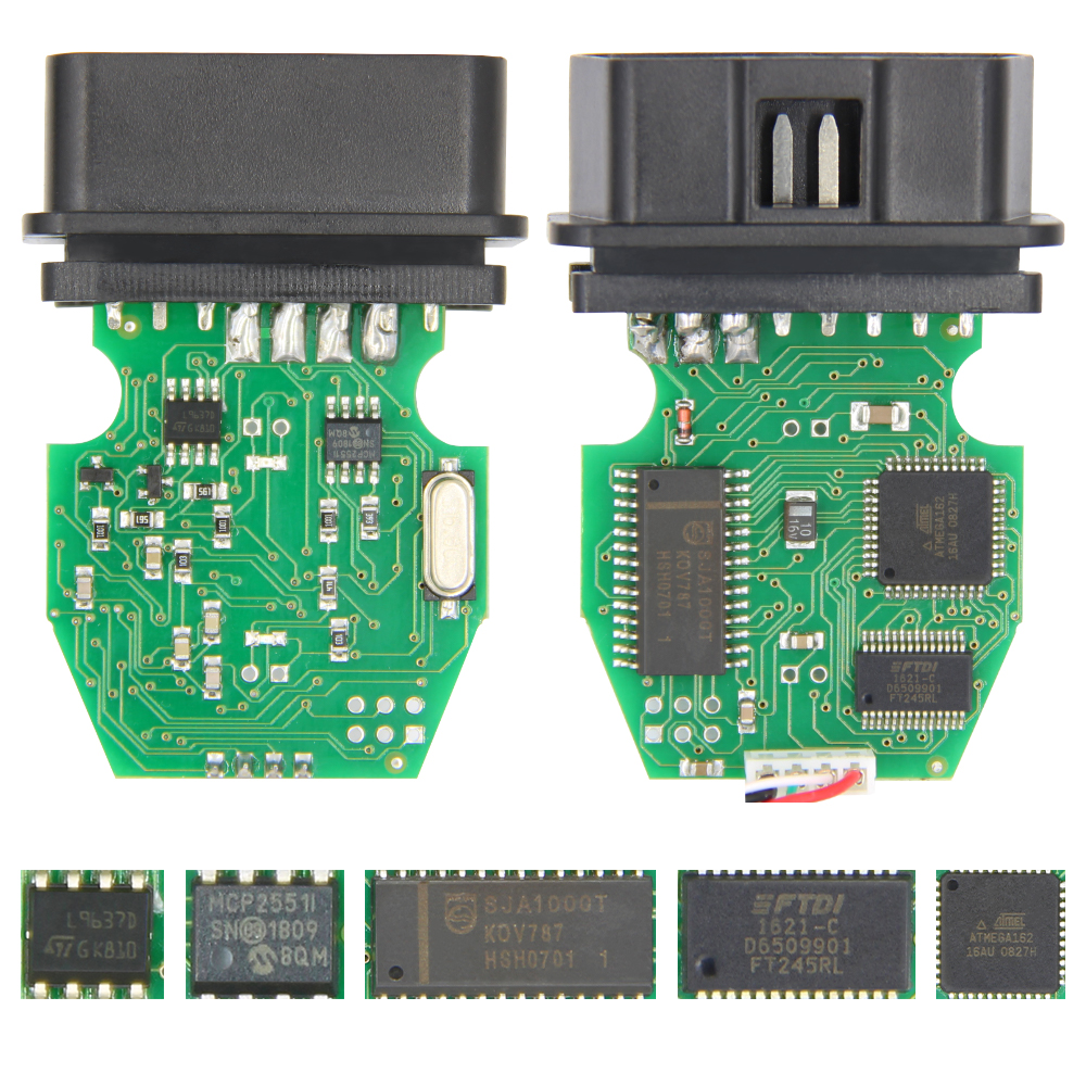 Herramienta de diagnóstico VAG CAN PRO 2023 VCP 5.5.1, interfaz Can Bus VAG COM k-line OBD 2 OBD2, Cable OBDII para VW y AUDI