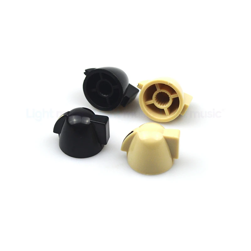 10 Chiếc Nhựa Đầu Gà Phơ Guitar Núm Đàn Guitar AMP Núm Điều Guitarra Chiết Áp Núm Vặn