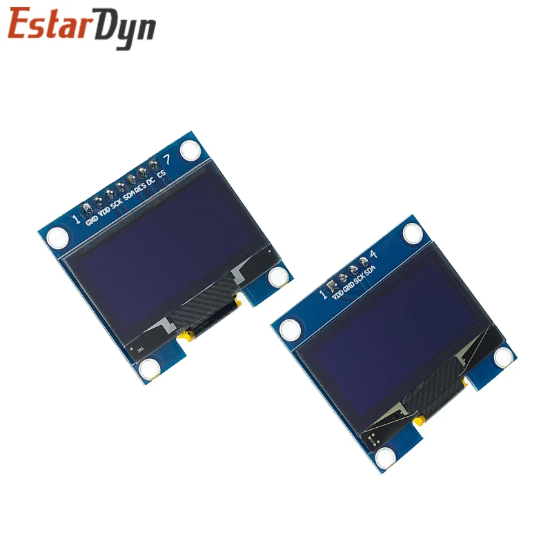Módulo OLED RoHS de 1,3 pulgadas Blanco/azul SPI/IIC I2C Comunicar Color 128X64 Módulo de pantalla LED LCD OLED de 1,3 pulgadas Módulo OLED de 1,3"
