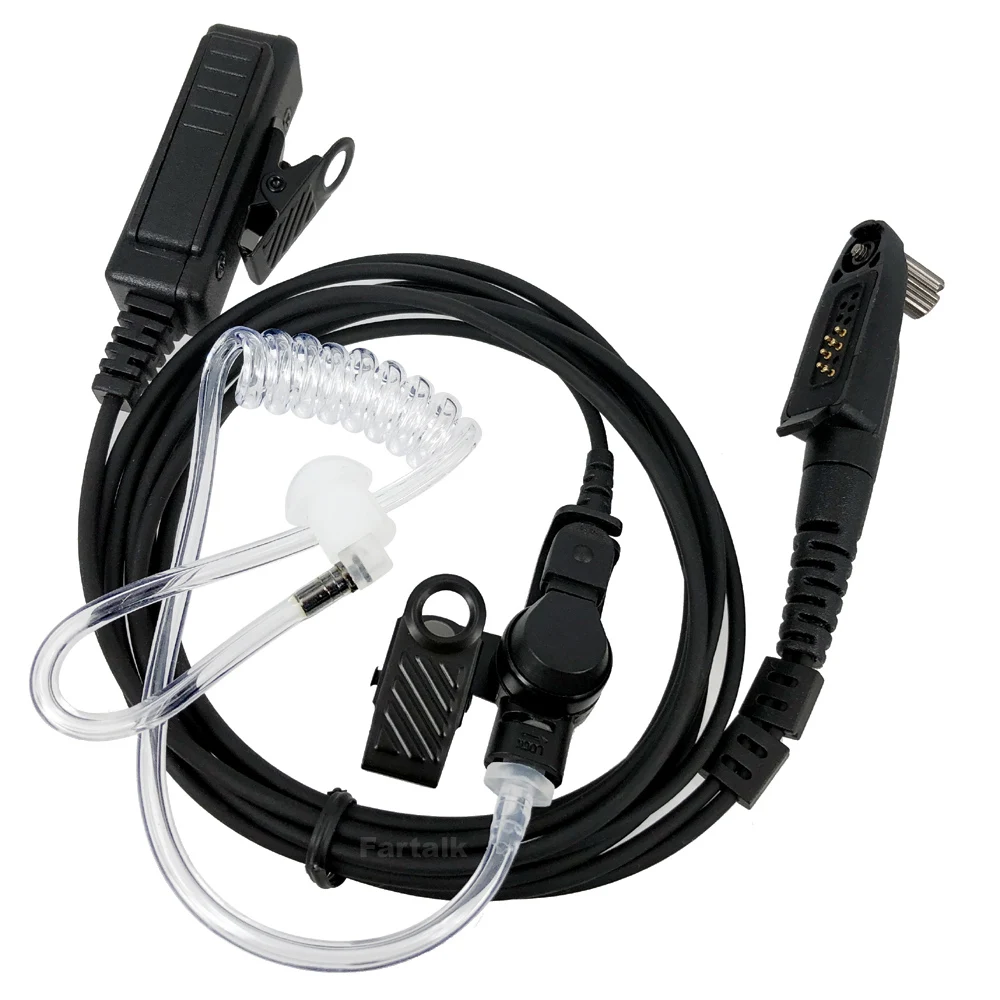 Auriculares con micrófono y tubo de aire para Motorola GP328plus GP344 GP388 GP328-Plus anysecf22 F25 W5 Kirisun, Walkie Talkie Android