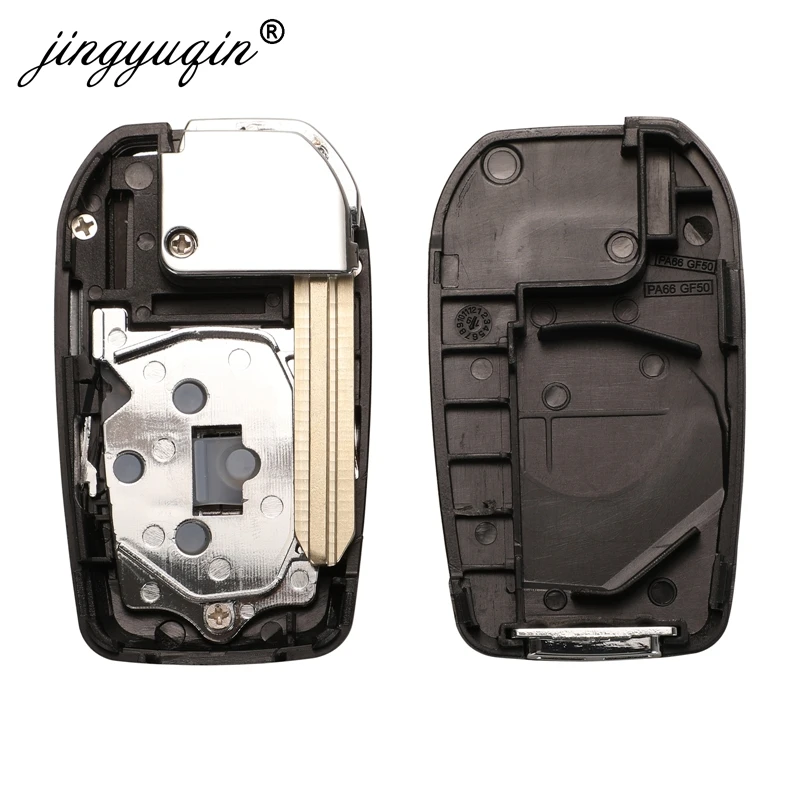 jingyuqin Upgrade 2/3/4 Button Flip Key Case For Toyota Reiz Camry Rav4 Yaris Corolla 4Runner Avlon Folding Car Remote Key Shell