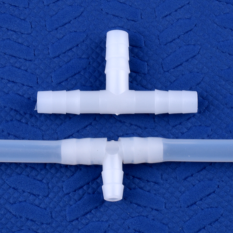 5 ~ 200 PCS 4 ~ 13 มม.สีขาว PE TEE Connector Aquarium ถังอะแดปเตอร์ Air ปั๊มท่อเจดีย์ข้อต่อสวนชลประทานท่อตัวเชื่อมต่อ