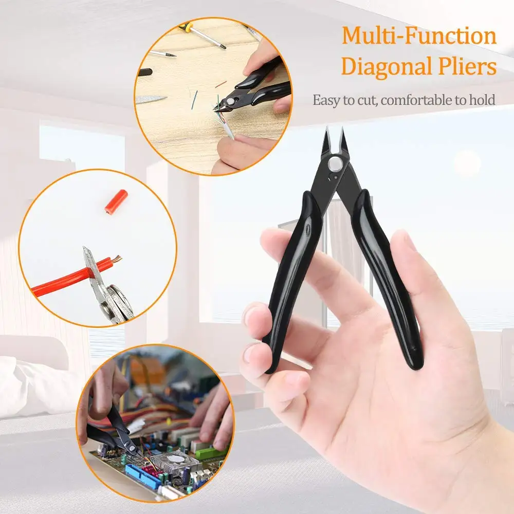 Juego de herramientas de construcción de modelos 16 en 1, Kit de accesorios combinados, pinzas de corte, alicates para Hobby militar Gundam, taladro de pulido DIY