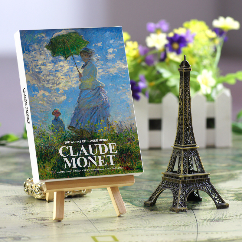 30 แผ่น/ล็อต Claude Monet ภาพวาดโปสการ์ด Vintage Monet Art ภาพวาดโปสการ์ด/การ์ดอวยพร/Wish Card/แฟชั่นของขวัญ