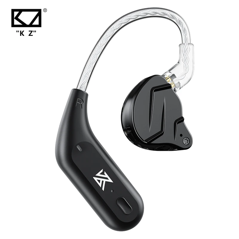 KZ AZ09 HD Bluetooth-совместимый модуль 5.2 Наушники Беспроводной кабель для обновления HIFI Беспроводной ушной крючок CPIn с зарядным устройством
