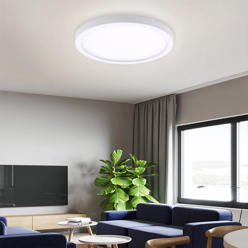 Lampada LED Panel de luz Circular 6W 9W 13W 18W 24W luz de techo led montada en superficie AC 85-265V lámpara led para decoración del hogar