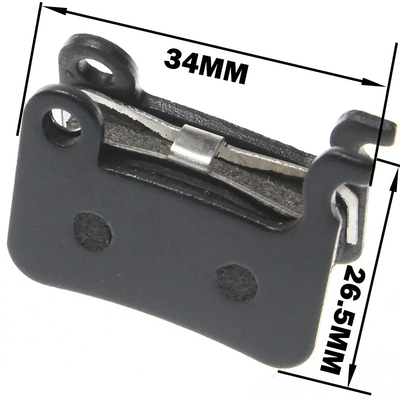 1/2 Chiếc MTB Xe Đạp Phanh Thủy Lực Miếng Lót Cho Shimano Xt M445 355 395 Magura Phụ Tùng Xe Đạp Đi Xe Đạp hữu Cơ Nhựa Má Phanh Đĩa