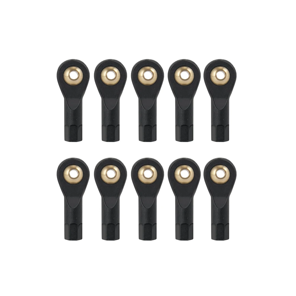 AXSPEED 10 Chiếc Nhựa M2/M3 Liên Kết Cần Bóng Cấp Chung Cho Trục SCX10 TRAXXAS TRX-4 1/10 RC Rock xe Bánh Xích Phụ Kiện Xe Hơi