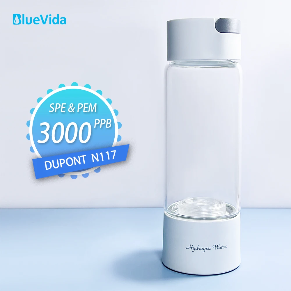เครื่องกำเนิดน้ำไฮโดรเจน3000ppb สูง Dupont N117 spe/pem พร้อมอุปกรณ์สูดดมลมหายใจฟังก์ชั่นทำความสะอาดตัวเอง