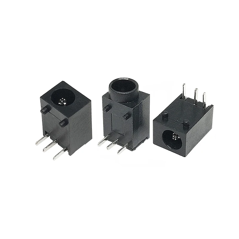 20ピース/ロット10ペアDC003 DC003A 3.5*1.3ミリメートルオス電源プラグジャックコネクタオス溶接ラインDC-003A DIP3 dcソケット女性DC-003
