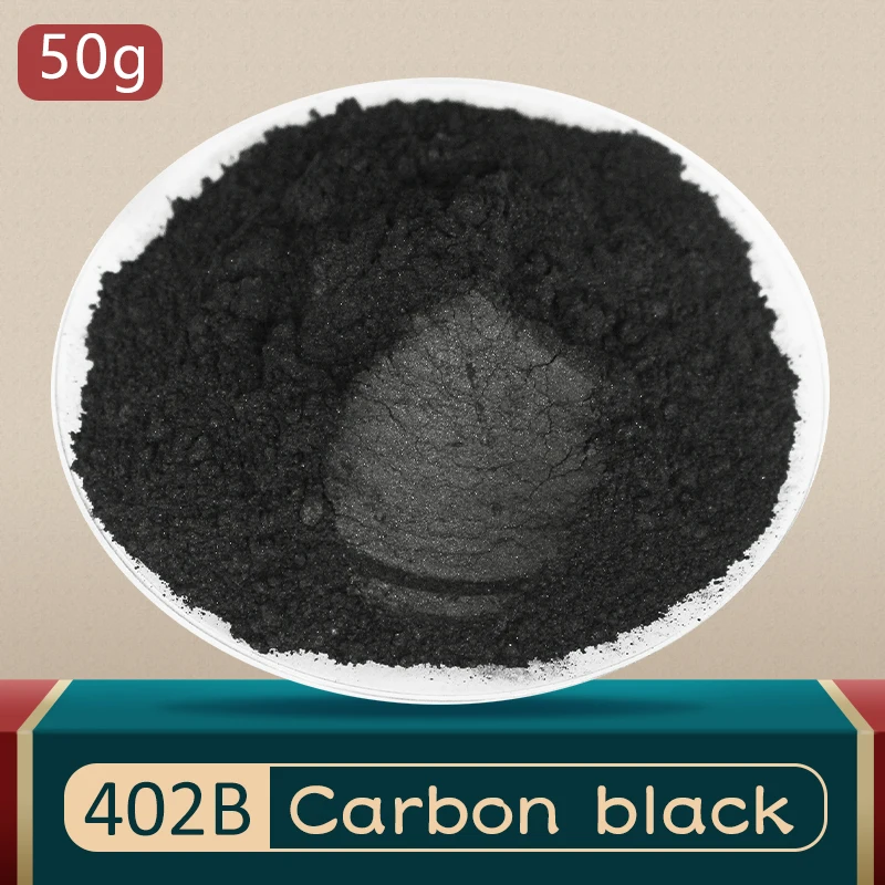 Mica Bột Sắc Tố Carbon Bột Ngọc Trai Đen Sơn Acrylic Loại 402B Cho Thủ Công Nghệ Thuật Ô Tô Đau