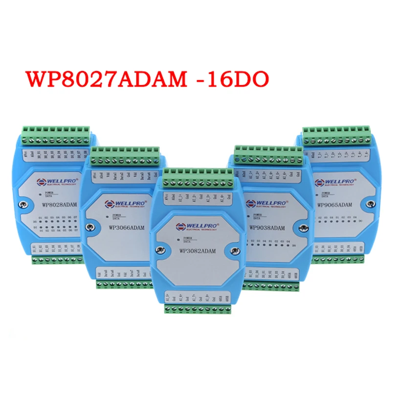 Digitale Uitgang Module, Schakelaar Module, Geïsoleerde 16-Kanaals Doen Modbus Communication-WP8027ADAM