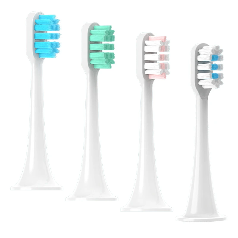 Đầu Bàn Chải Thay Thế Cho Xiaomi Mijia T300 T500 T700 Bàn Chải Đánh Răng Điện Đầu Vòi Xả Có Bụi Kín Gói Lông Mềm