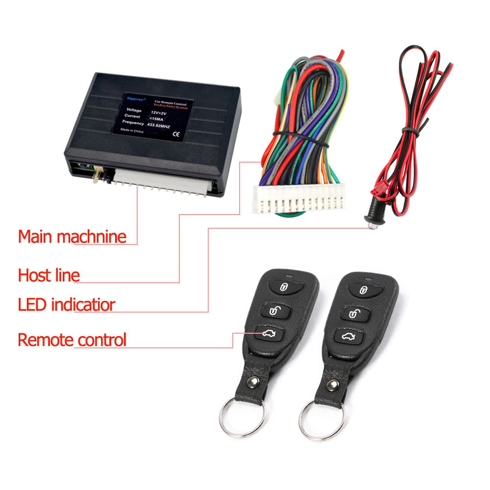 Universal Car Alarm Systems Auto Remote Central Kit Door Lock Keyless APP With Remote Contr Entry System Central Locking