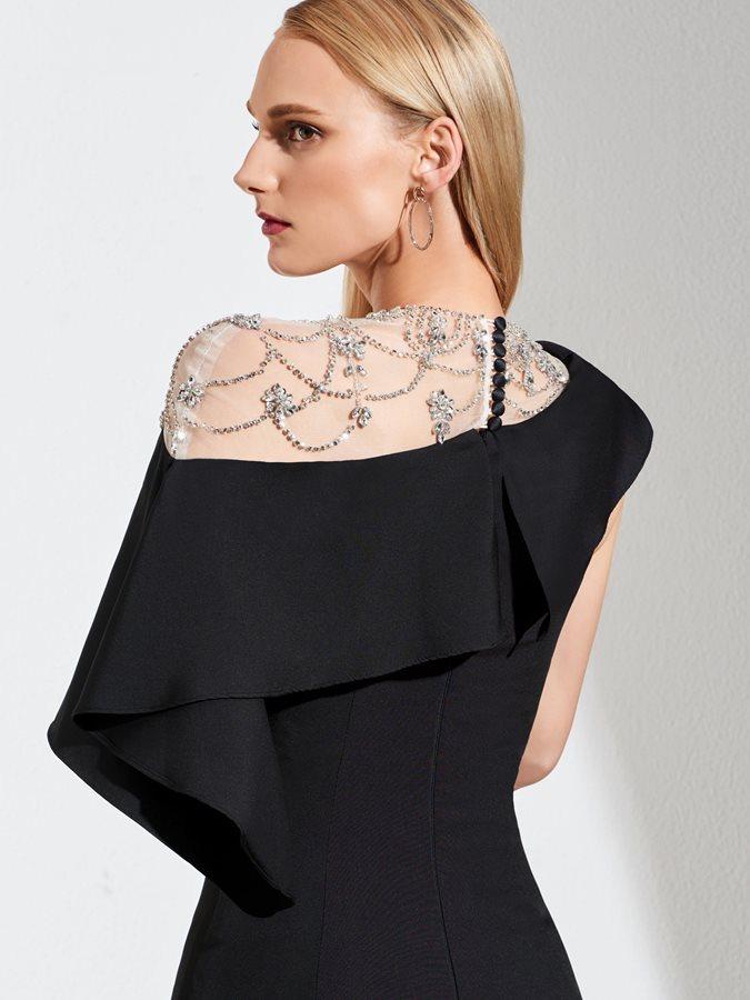 Индивидуальное черное мусульманское длинное вечернее платье-Русалка с открытыми плечами