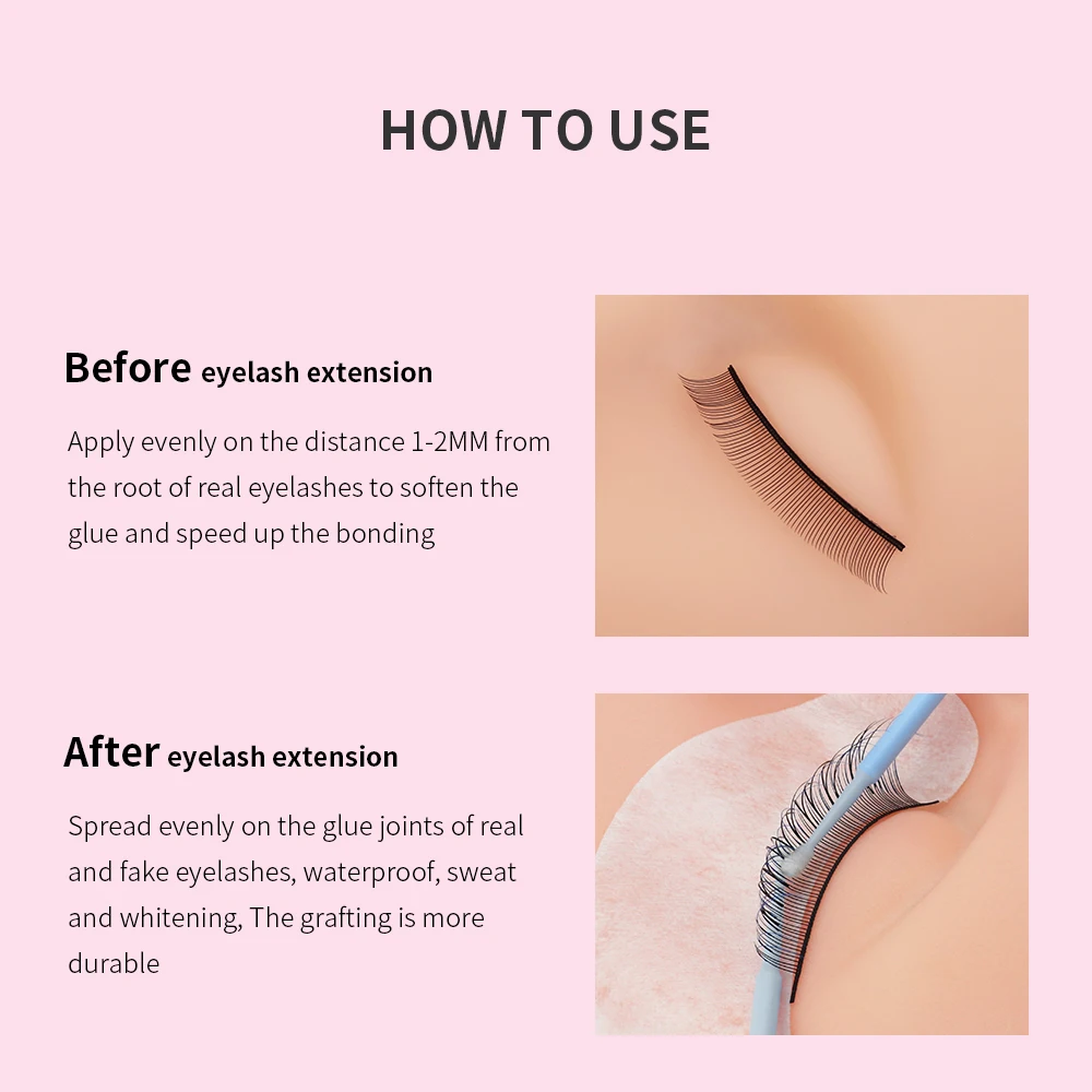 GLAMLASH 10Ml/15Ml Siêu Bonder Sửa Đại Lý Cho Nối Mi Đồi Mồi Cho Làn Mi Keo Giúp Dính Cho lông Mi