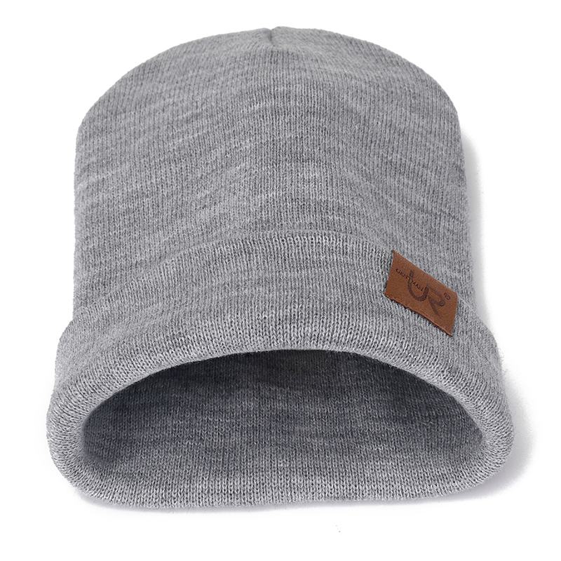 Czapka typu beanie unisex URGENTMAN Casualowa czapka dla mężczyzn i kobiet Ciepła, miękka czapka z dzianiny Stylowa, zwykła codzienna czapka zimowa