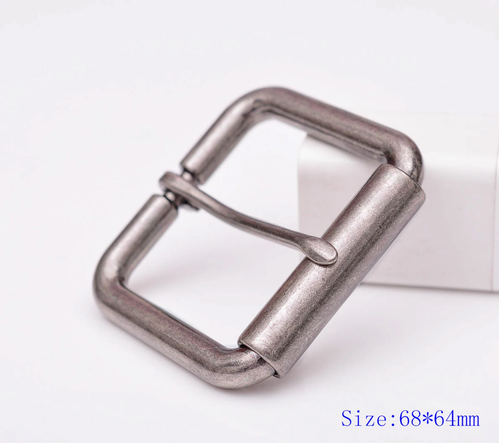 2 "(51Mm) cổ Bạc Nặng Rộng Lớn Nam Con Lăn Lưng Cấp Thanh Quần Jean Dây Da Khóa Thay Thế