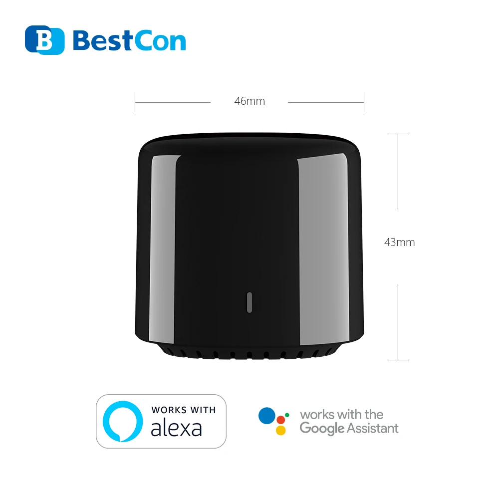 BroadLink RM4 BestCon RM4C mini Wi-Fi Control remoto universal inteligente por voz con Google Home y Alexa Smart Home HUB