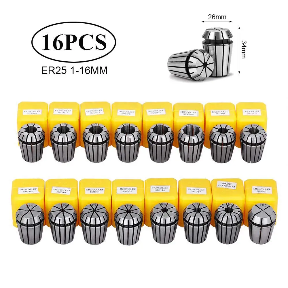 ER11 ER16 ER20 ER25 ER32 ER Precision Spring Collet Chuck 0.008 มม.สําหรับเครื่องกัด CNC เครื่องแกะสลักเครื่องแกนมอเตอร์