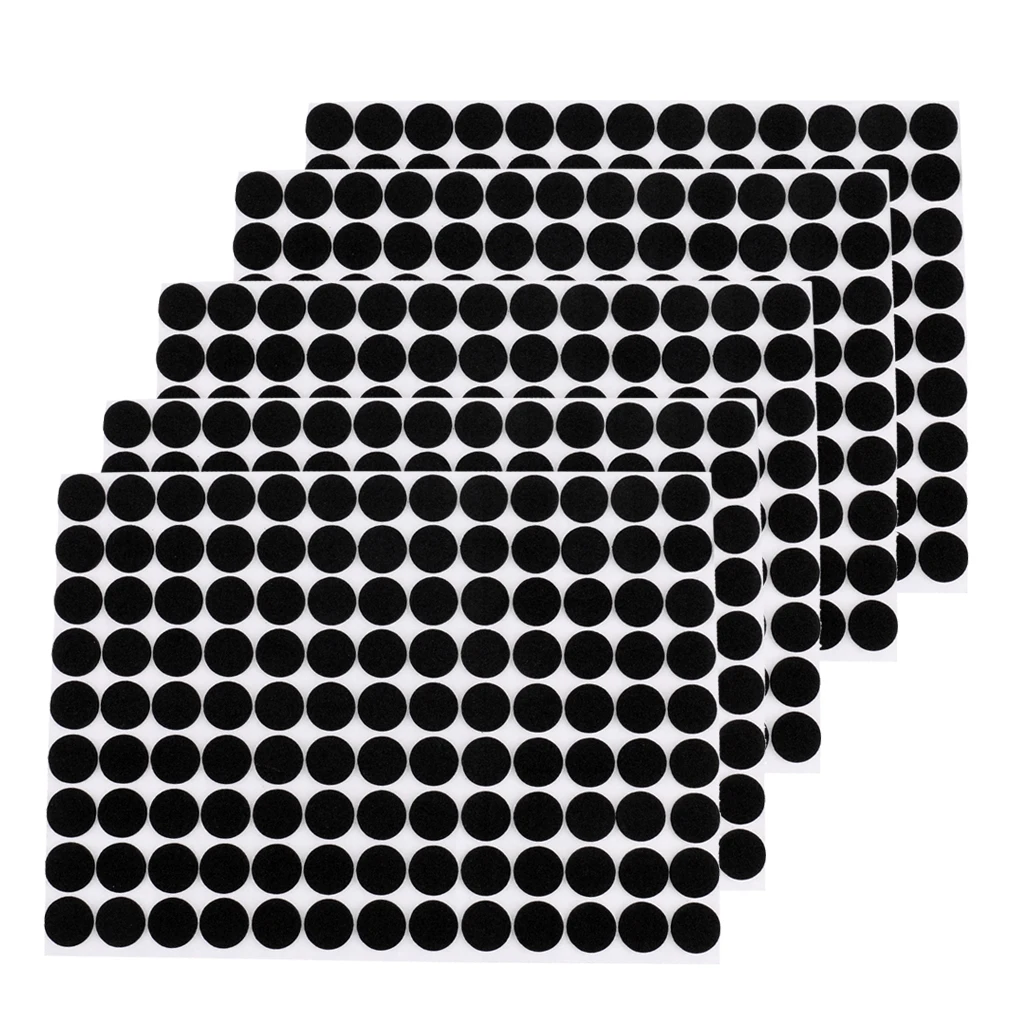 5 Sheets Anti-Scratch Rubber Furniture Protection Pads Self Adhesive Floor Cushion Protectors