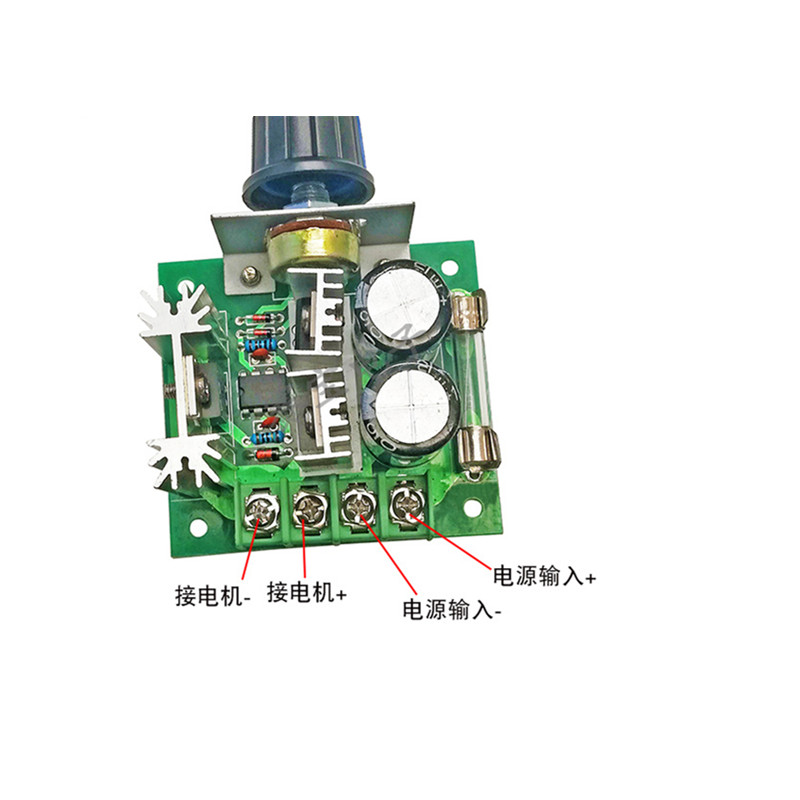 1 шт., переключатель управления скоростью двигателя постоянного тока, 12-40 В, 10 А