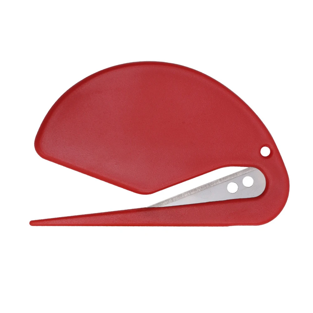 Mini Plastic Letter Opener Sharp Mail Envelope Opener Safety Papers Cutter Rope Cutter Mini Abrecartas Suitable For Public Use