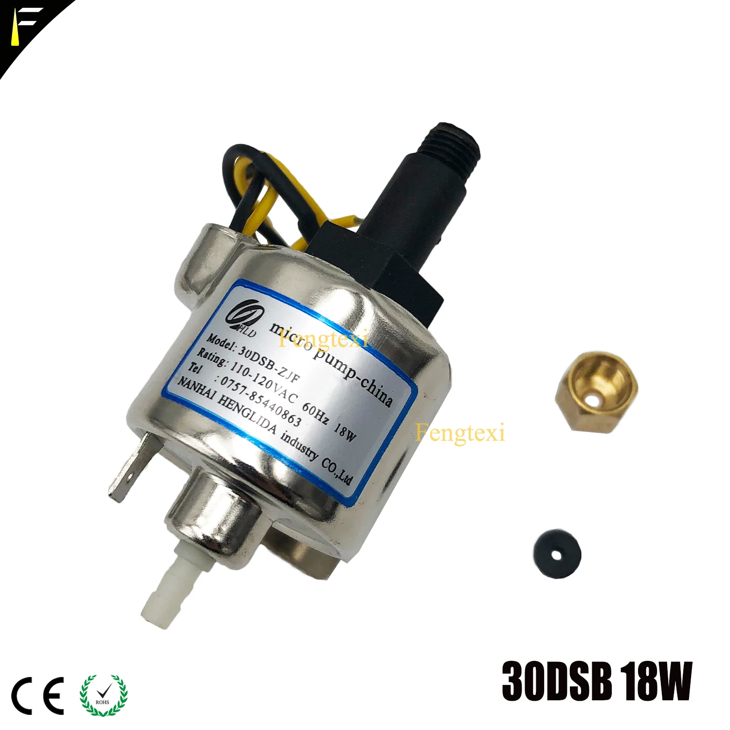Микронасос Китай 30DSB-ZJF 18 Вт 30DCB 18 Вт 110 В/220 В, миниатюрный водяной масляный насос «сделай сам», мощный жидкостный насос для дымовой машины